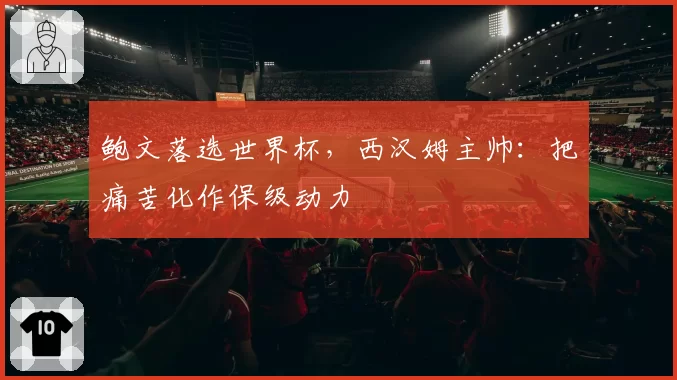 鲍文落选世界杯，西汉姆主帅：把痛苦化作保级动力